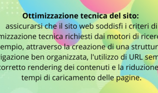 Ottimizzazione tecnica del sito