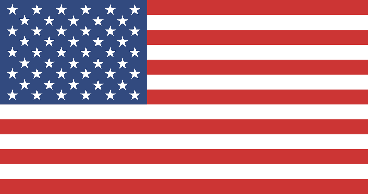 Bandiera USA per la traduzione per SEO internazionale in inglese