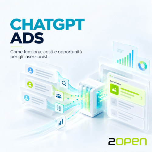 ChatGPT Ads: come funziona la pubblicità su ChatGPT, costi e opportunità per gli inserzionisti - 2open